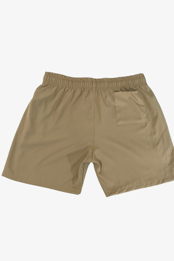 Bermudas Elastic · Bege