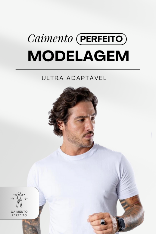 Camisetas Elastic Tech Cotton · Branco