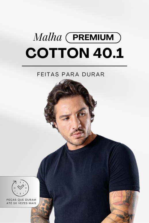 Camisetas Elastic Tech Cotton · Branco