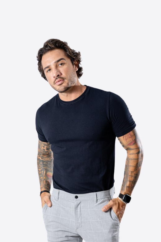 Kit de 3 Camisetas Elastic Tech Cotton